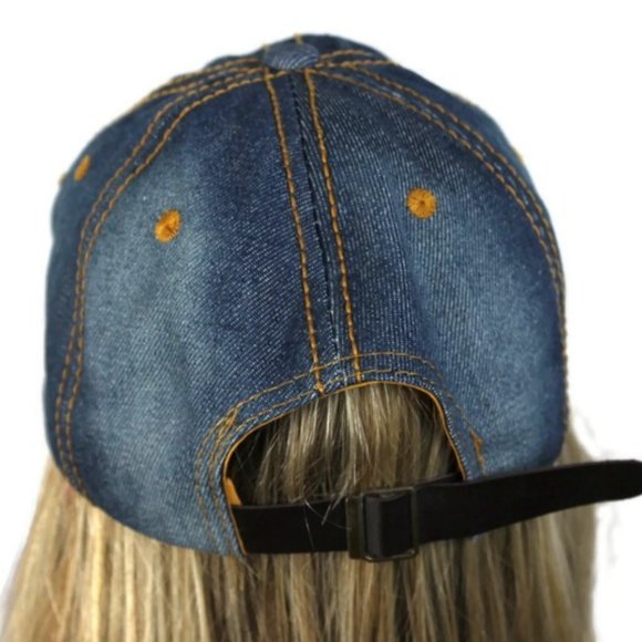 Womens USA Silver Baseball Cap - Picture 5 of 15